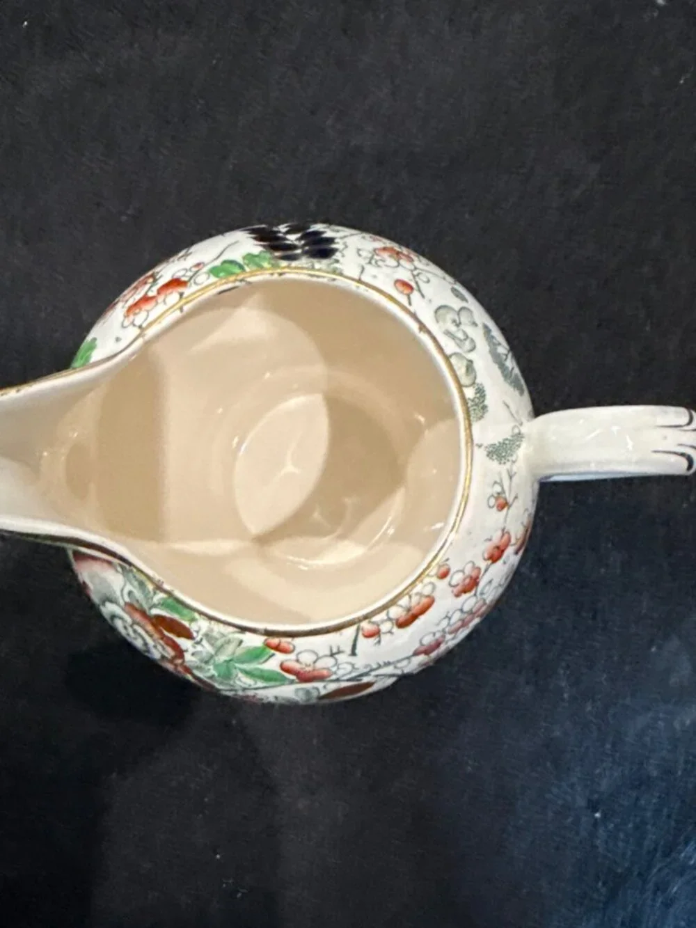 Vintage ROYAL CAULDON Creamer  Bittersweet Pattern Made in  England